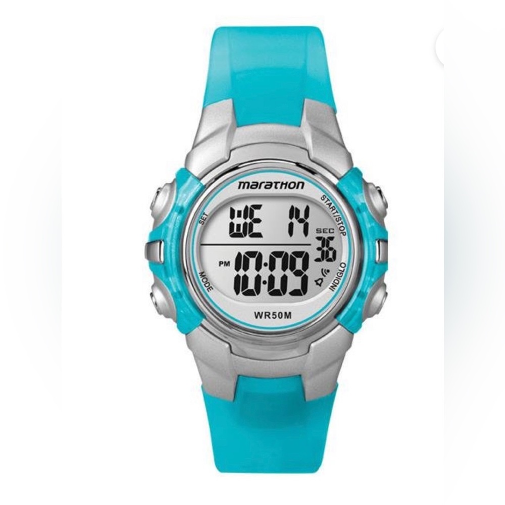 Marathon Sports Watch Women Round Digital Resin Water Resistant